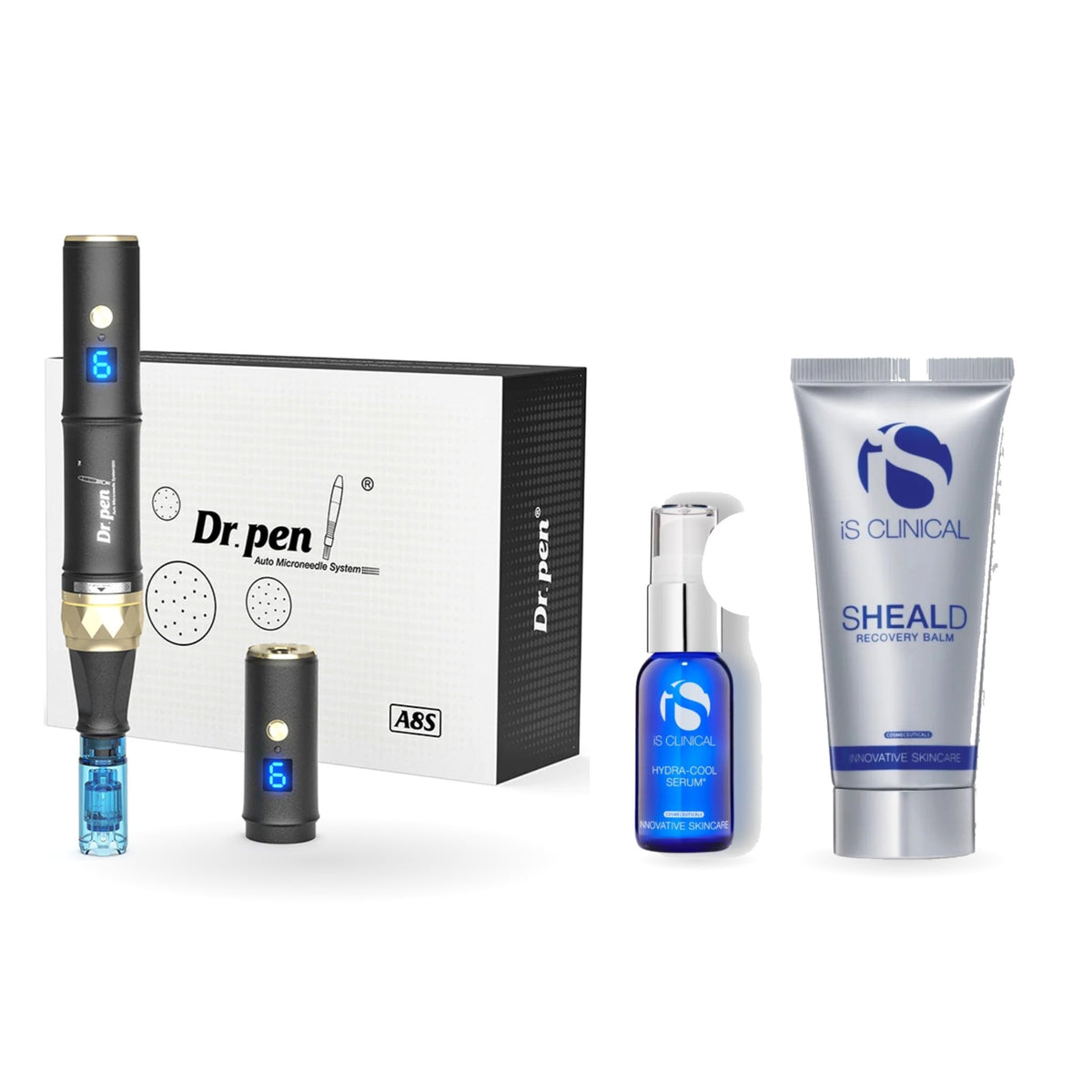 Dr. Pen A8S Ultimate Hydration Bundle with iS Clinical